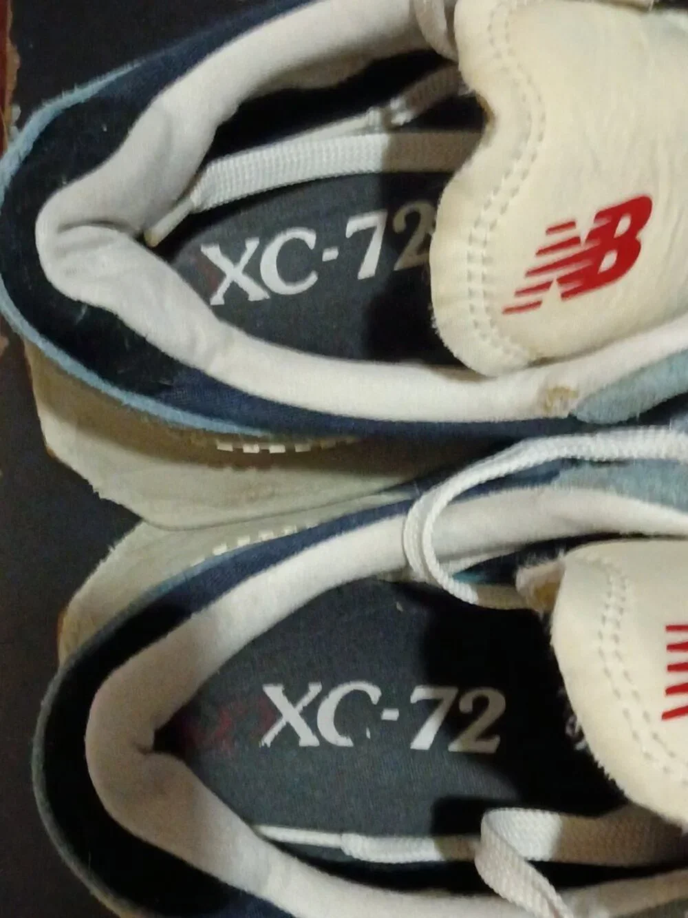 New Balance UXC72EB Men's Size 9.5 Shoes Blue Red XC-72 Suede Lifestyle Sneakers